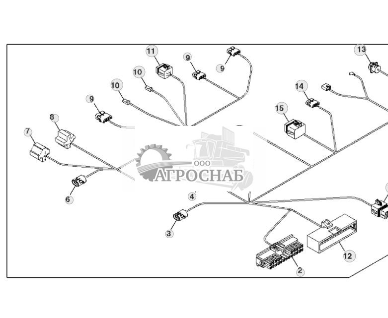 Wiring Harness, Driver information (CONSOLE) ( - 009999) - ST395327 454.jpg
